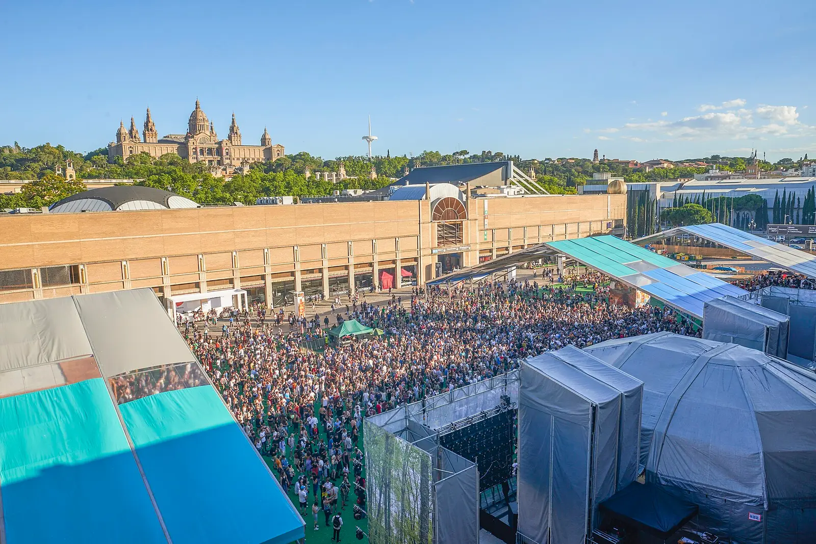 Sonar by Day op Montjuic in Barcelona